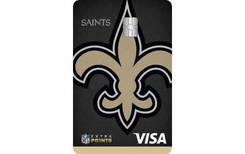 VISA credit card official New Orleans Saints